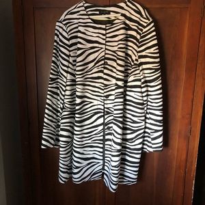 Talbots size 24 zebra jacket